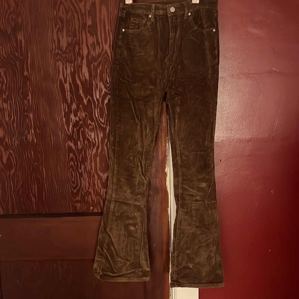 High Waist Flare Leg Pants - Picture 4 of 6